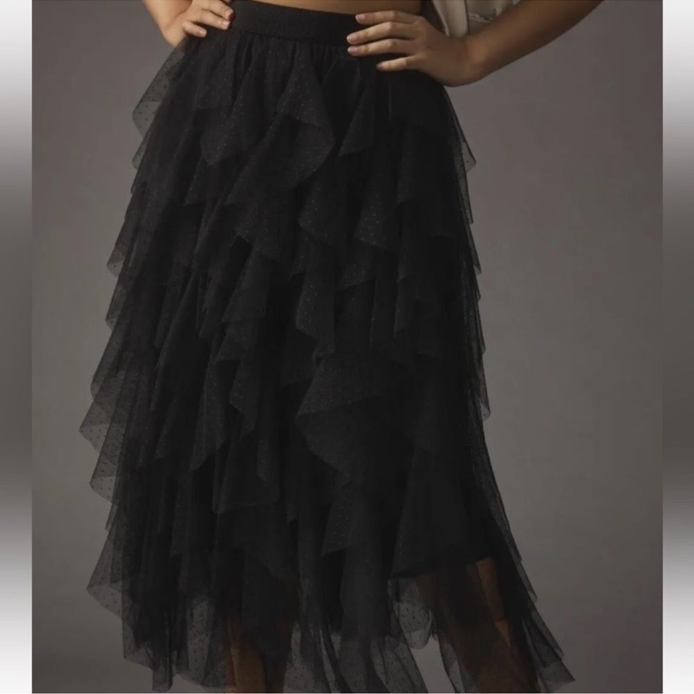 Fluffy Mesh Tutu Skirt - Fashionable Casual Style - Rich Solid Tulle - Picture 7 of 9